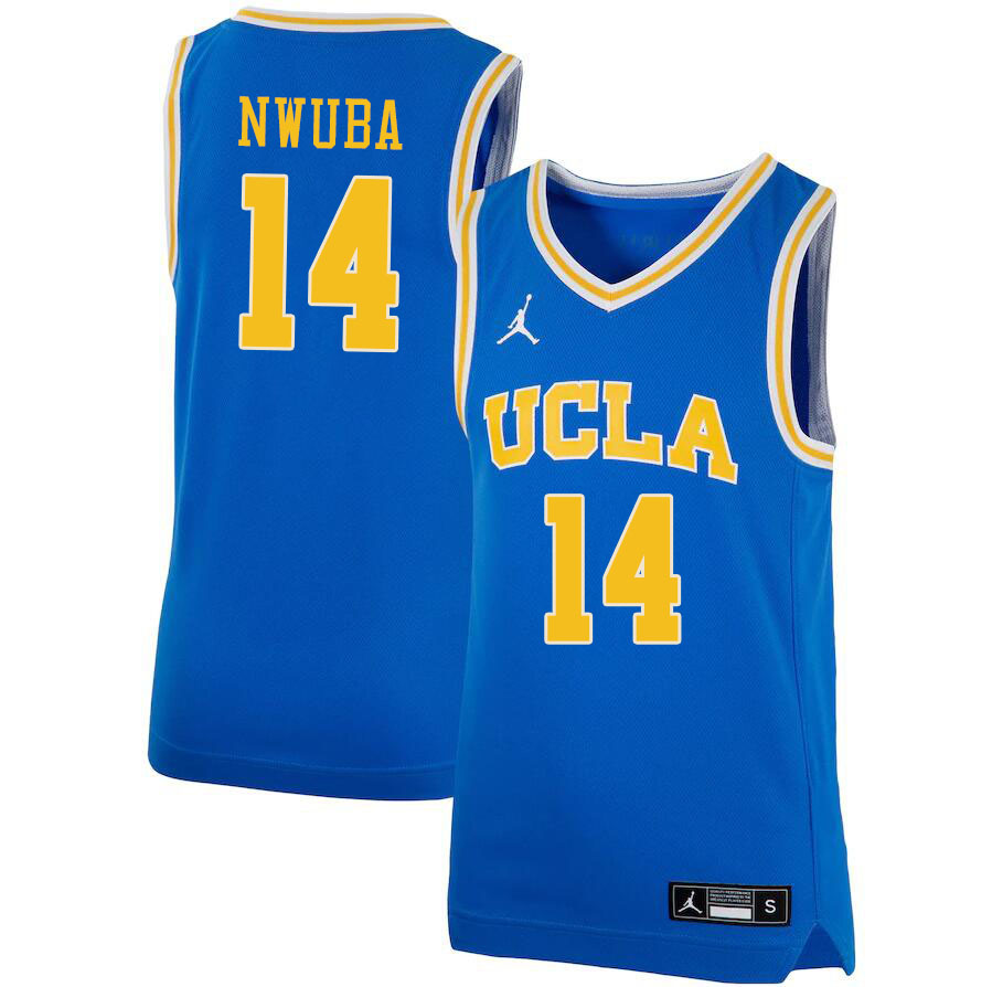 Jordan Brand Men #14 Kenneth Nwuba UCLA Bruins College Jerseys Sale-Blue - Click Image to Close
